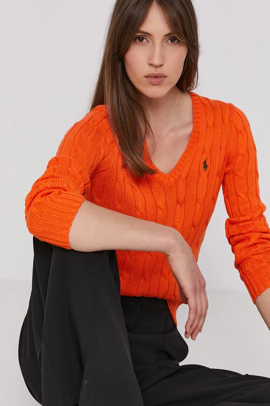 narancssárga Polo Ralph Lauren pulóver Női