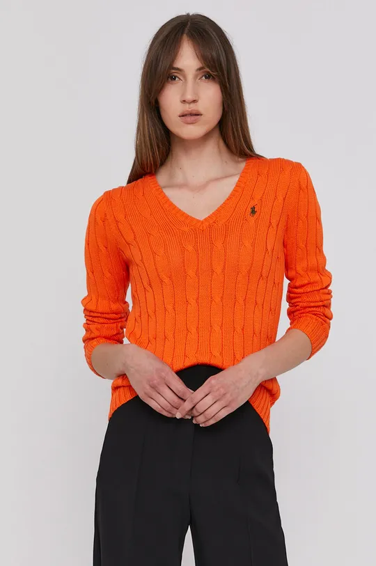 оранжевый Свитер Polo Ralph Lauren