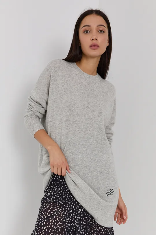 сірий Вовняний светр Karl Lagerfeld Жіночий