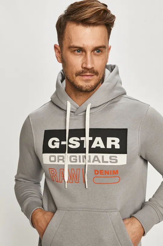 szary G-Star Raw - Bluza D18239.A971.B959