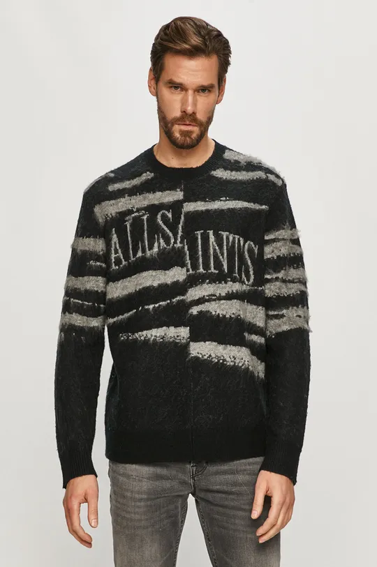 czarny AllSaints – Sweter TURE SAINTS CREW