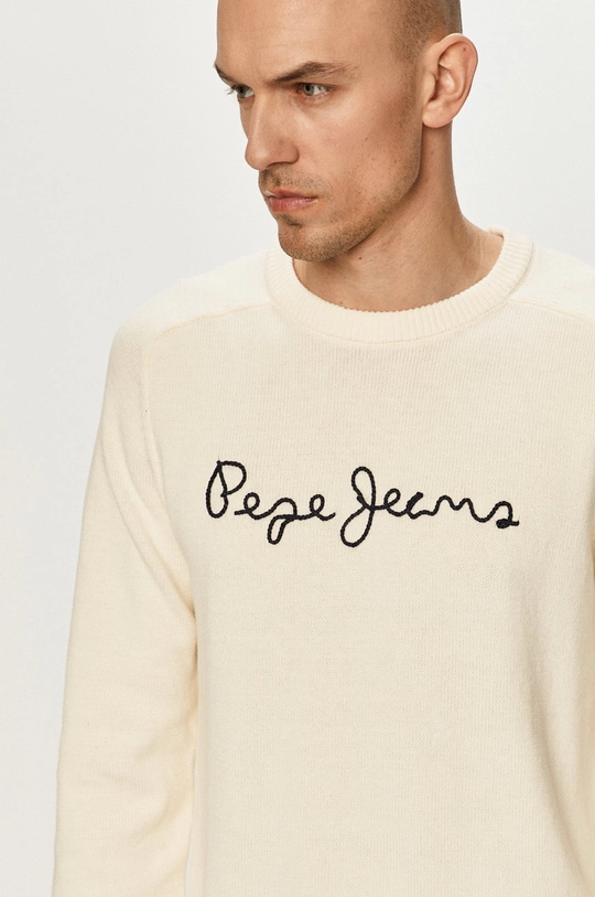 beżowy Pepe Jeans Sweter