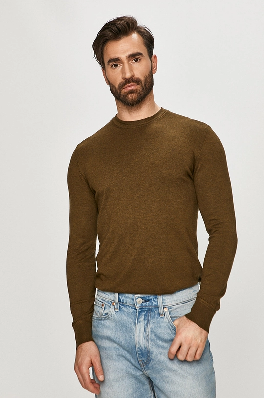 zielony Scotch & Soda - Sweter Męski