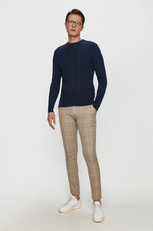 Only & Sons - Sweter granatowy