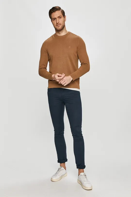 Marc O'Polo - Sweter brązowy