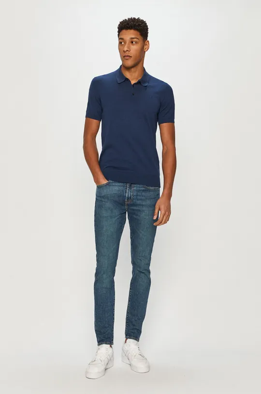Trussardi Jeans - Поло темно-синій