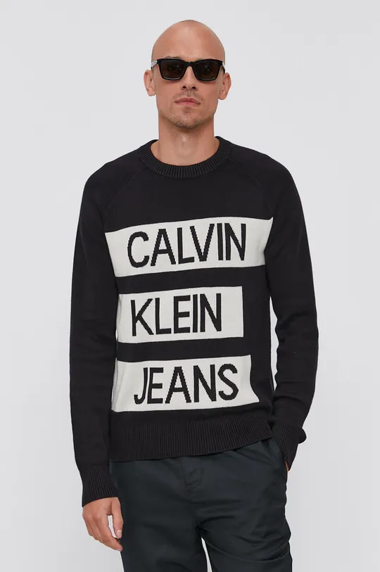 čierna Sveter Calvin Klein Jeans