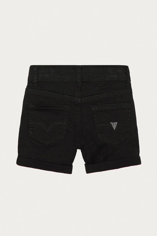 Guess - Pantaloni scurti din denim pentru copii 92-122 cm negru