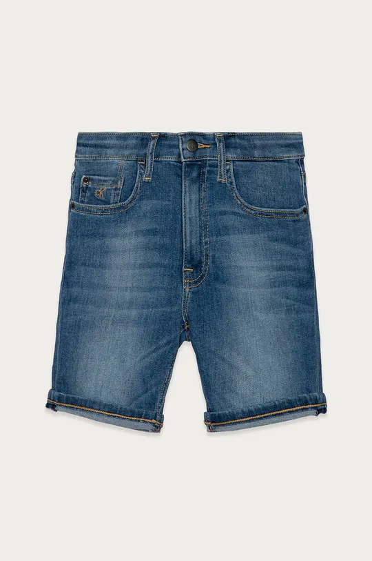 modrá Calvin Klein Jeans - Detské rifľové krátke nohavice 128-176 cm Chlapčenský