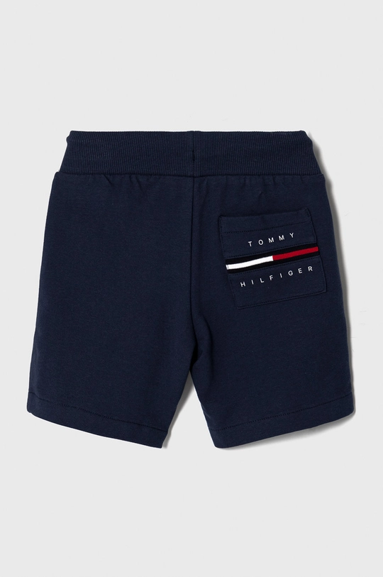 Detské krátke nohavice Tommy Hilfiger tmavomodrá