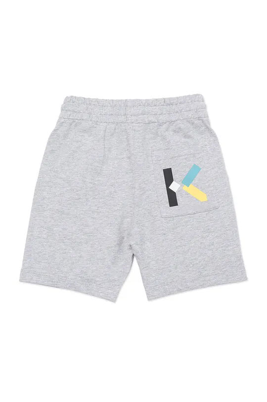 Detské krátke nohavice Kenzo Kids sivá