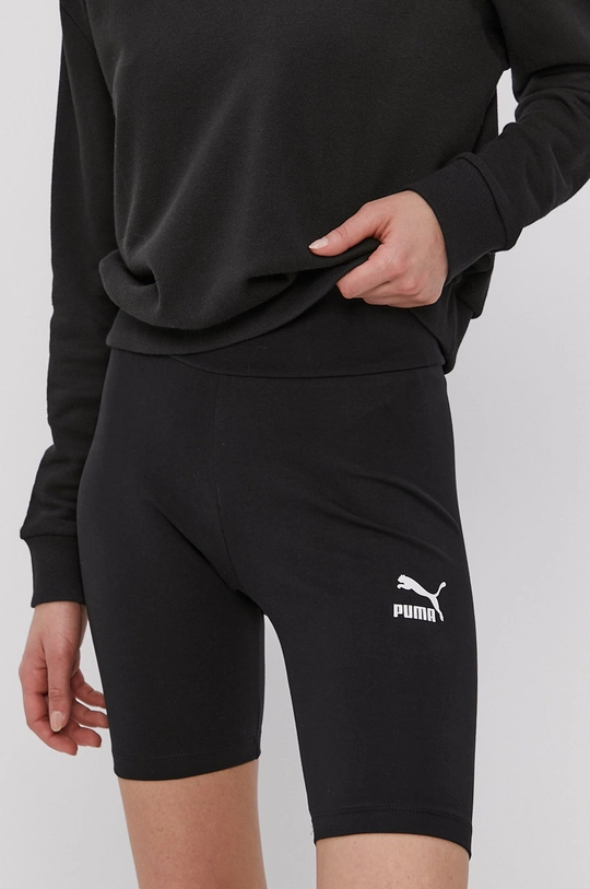 negru Puma pantaloni scurți 530234 De femei