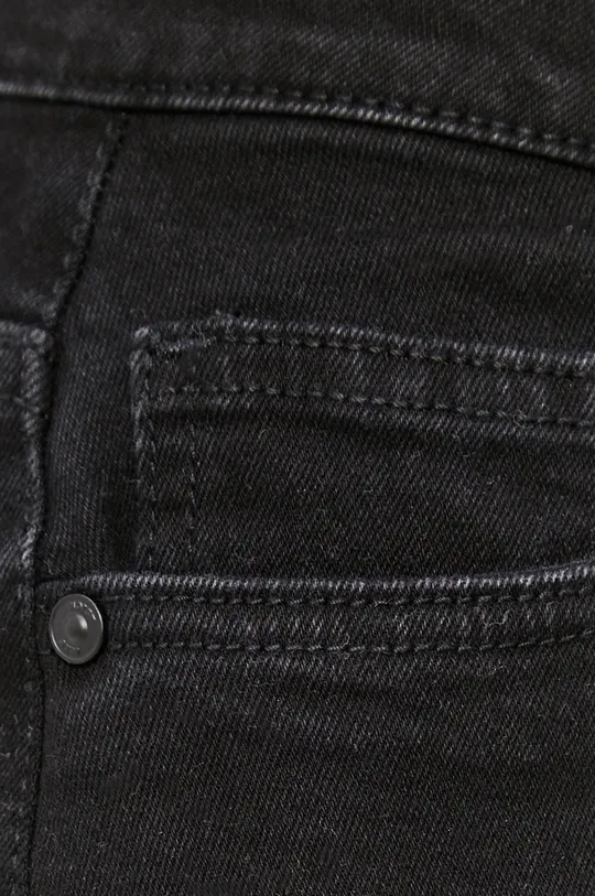 czarny Noisy May Szorty jeansowe