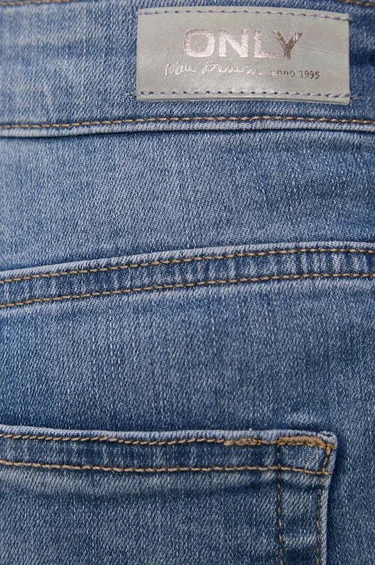 modrá Rifľové krátke nohavice Only