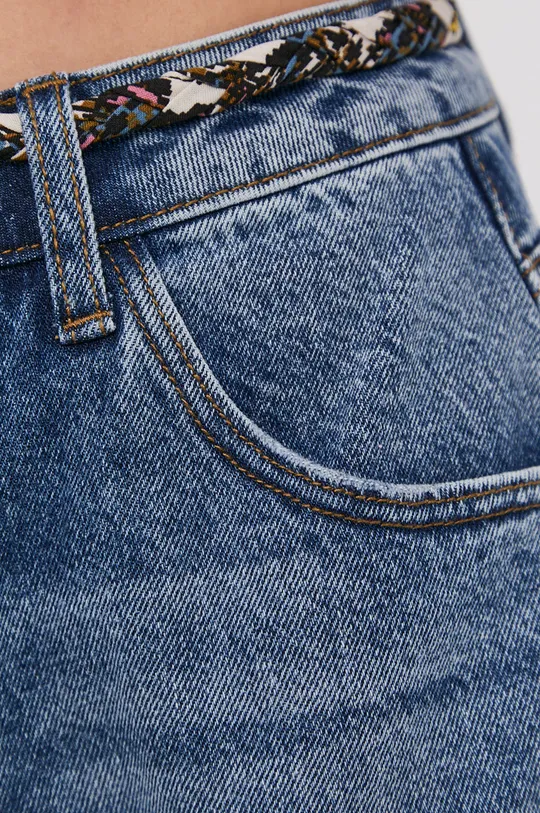 niebieski Jacqueline de Yong Szorty jeansowe