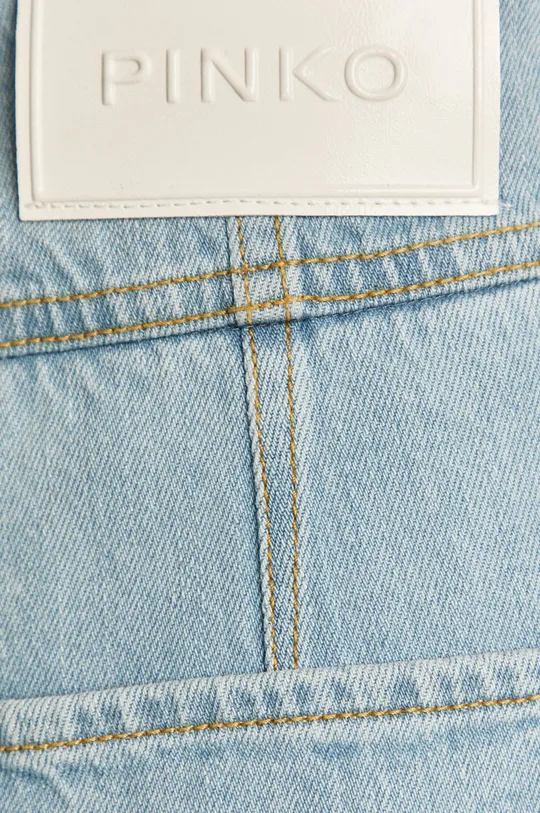 modrá Pinko Rifľové krátke nohavice