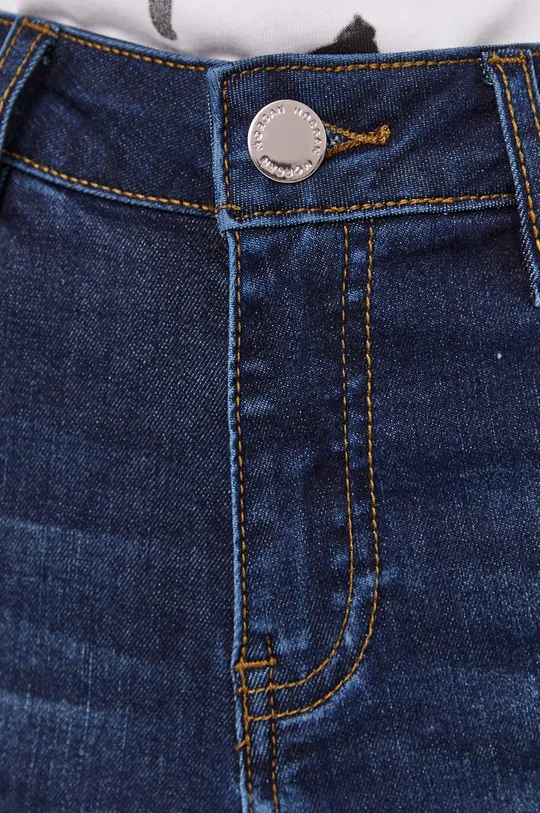 granatowy Morgan Szorty jeansowe