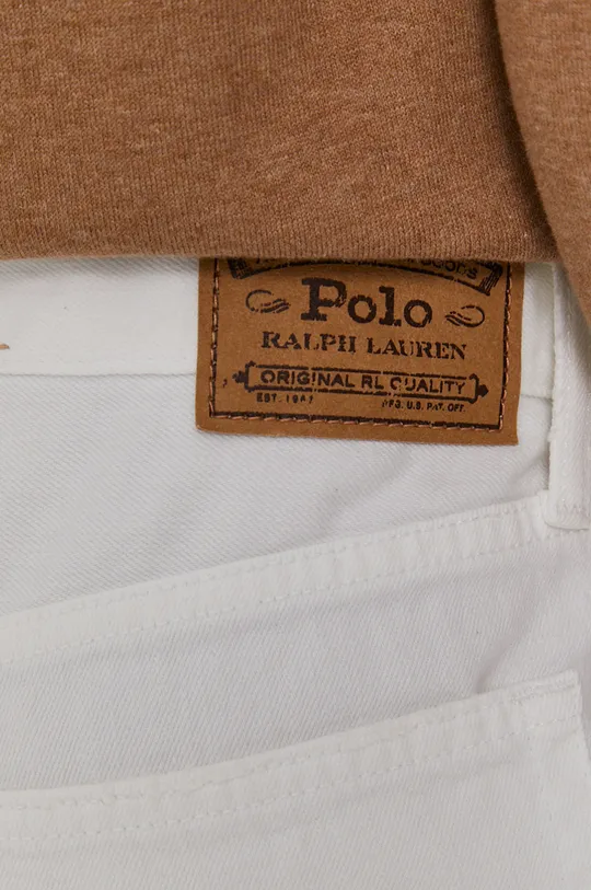 biały Polo Ralph Lauren Szorty jeansowe 211834035001