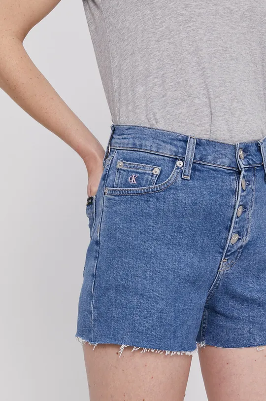 niebieski Calvin Klein Jeans Szorty jeansowe J20J217222.4891