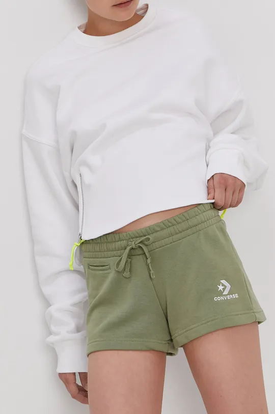 zelena Kratke hlače Converse Ženski