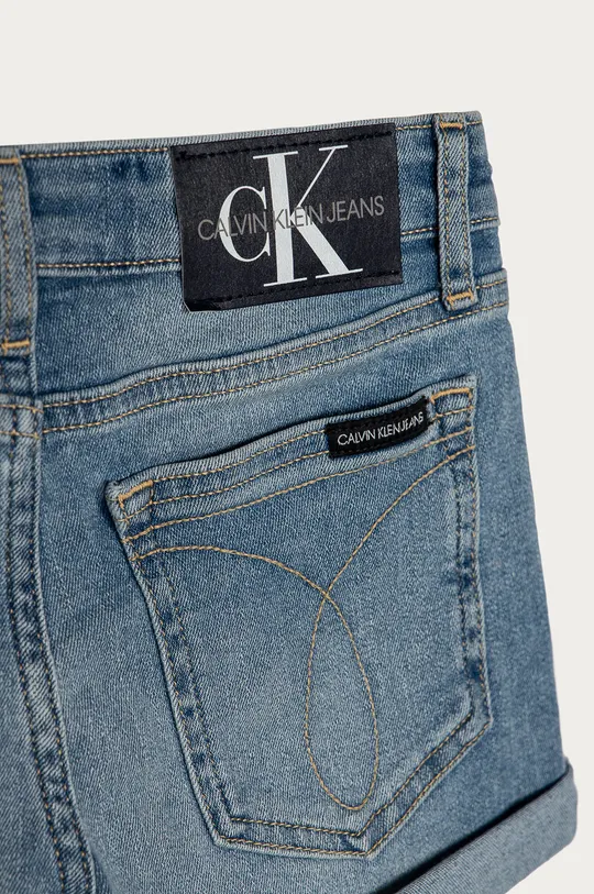 Calvin Klein Jeans - Дитячі джинсові шорти 128-176 cm  77% Бавовна, 1% Еластан, 22% Поліестер