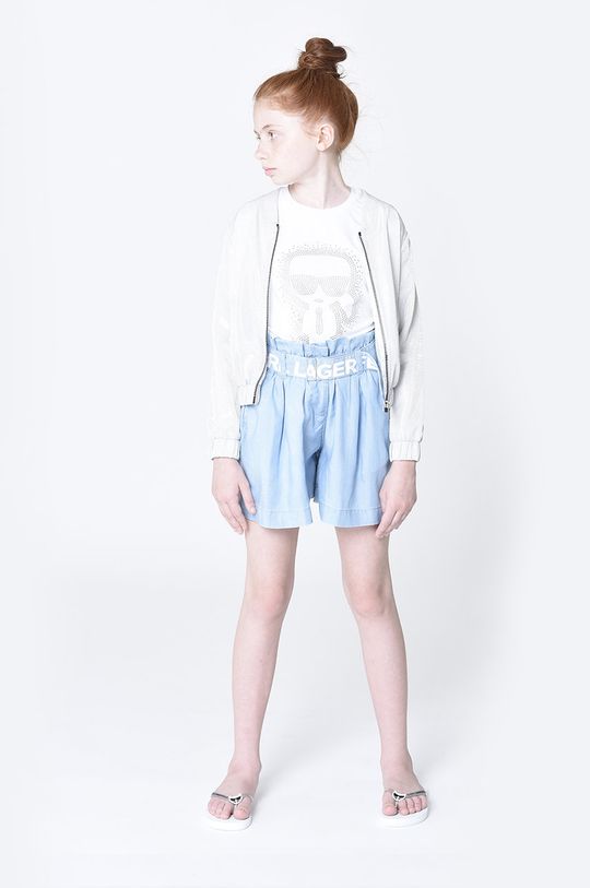 světle modrá Karl Lagerfeld - Dětské kraťasy Dívčí