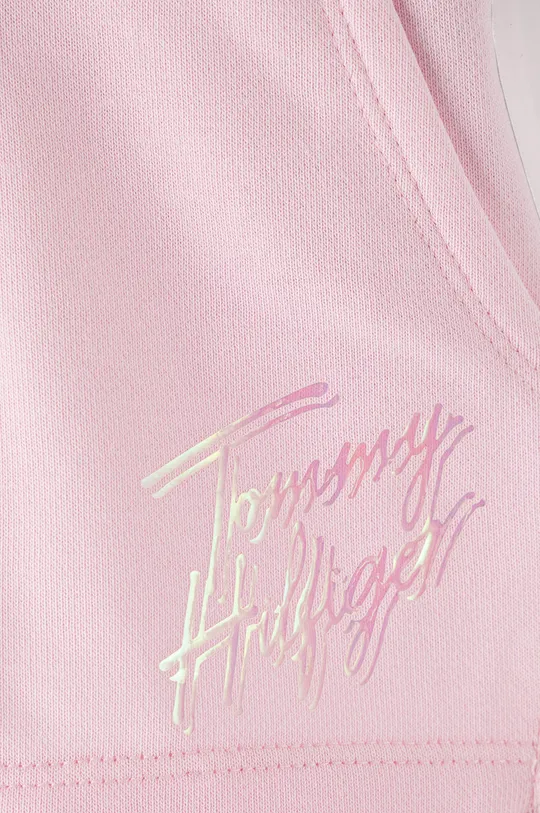 Детские шорты Tommy Hilfiger розовый