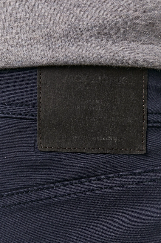 tmavomodrá Rifľové krátke nohavice Jack & Jones