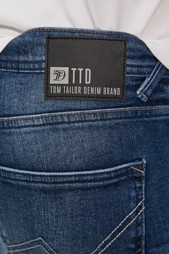modrá Rifľové krátke nohavice Tom Tailor