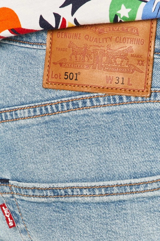 niebieski Levi's - Szorty jeansowe