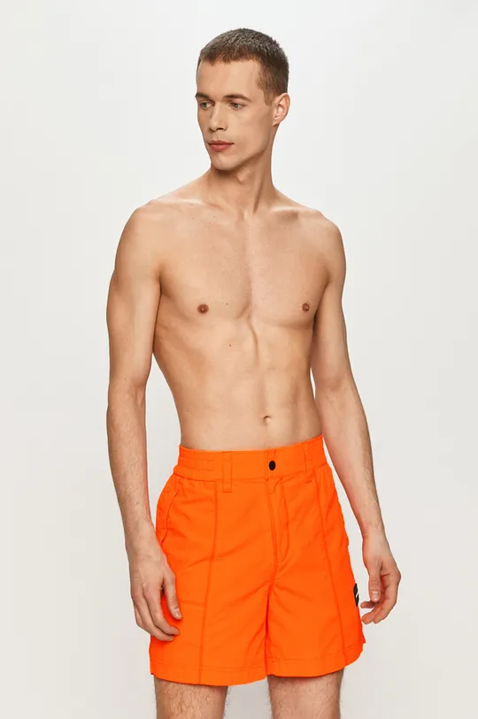 oranžová Calvin Klein Jeans - Šortky Pánsky