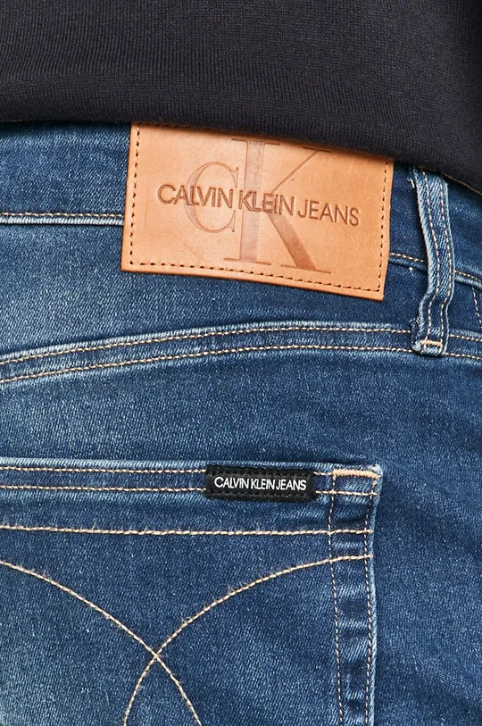 Calvin Klein Jeans - Rifľové krátke nohavice Pánsky
