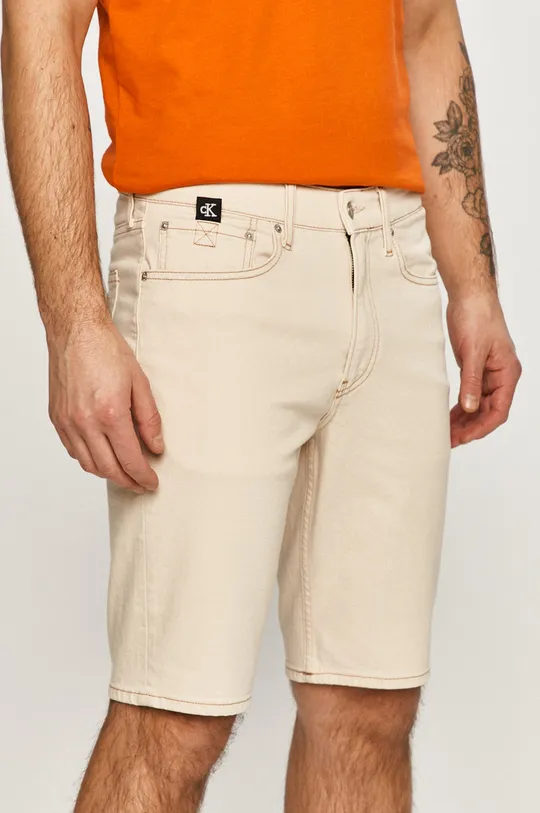 бежевый Calvin Klein Jeans - Джинсовые шорты Мужской