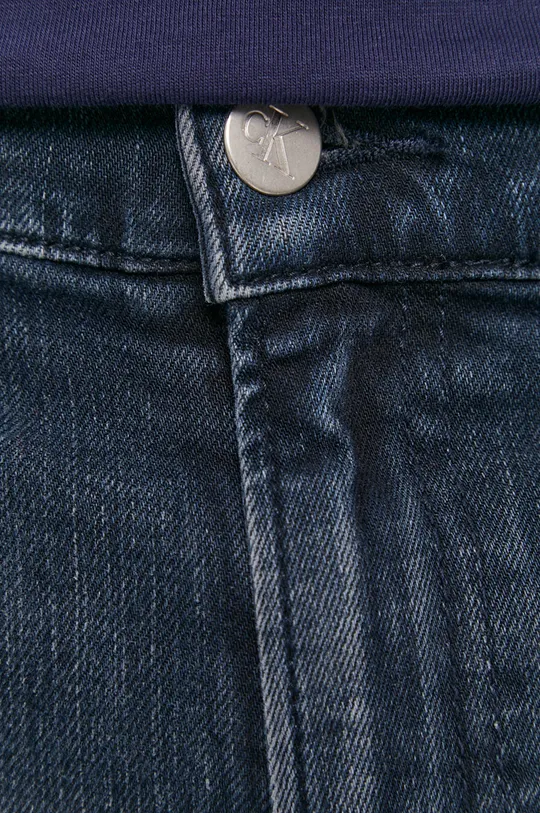 granatowy Calvin Klein Jeans Szorty jeansowe J30J317740.4891