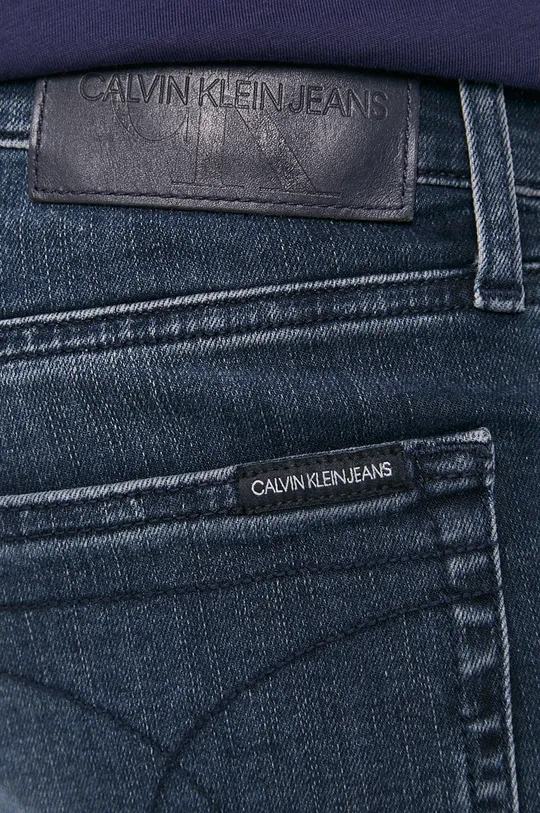 Rifľové krátke nohavice Calvin Klein Jeans Pánsky