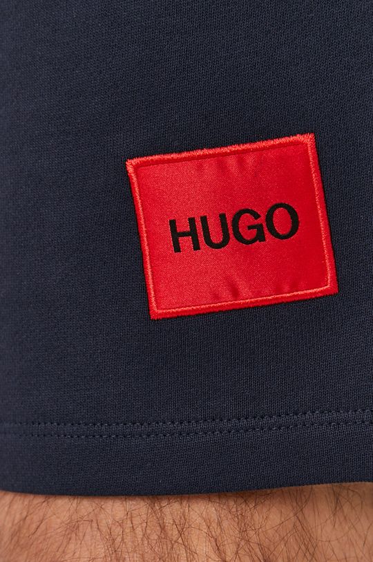 tmavomodrá Bavlnené šortky Hugo