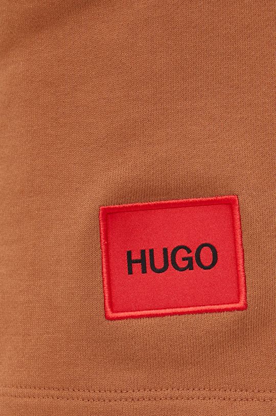 hnedá Bavlnené šortky Hugo