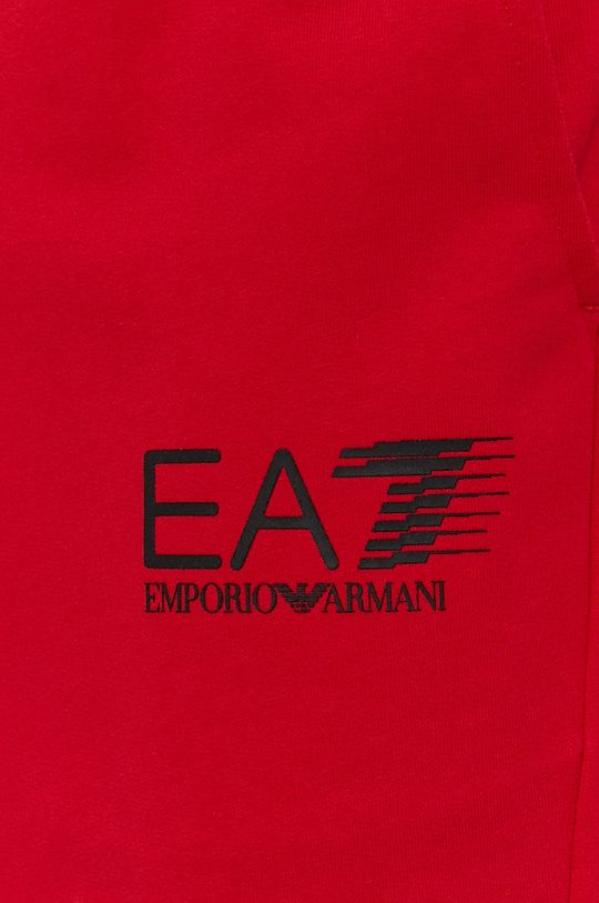 czerwony EA7 Emporio Armani Szorty
