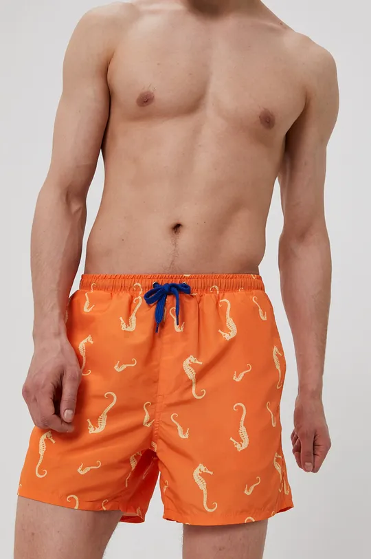 Plavkové šortky Only & Sons oranžová