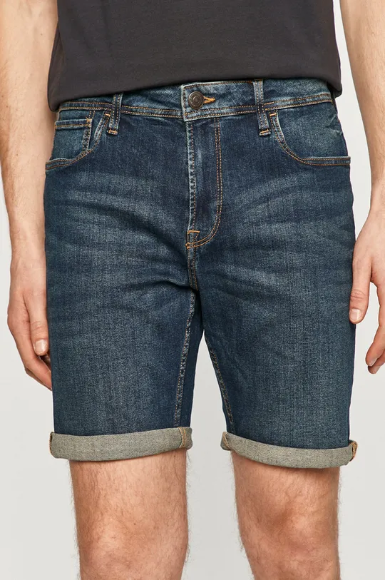 granatowy Produkt by Jack & Jones - Szorty jeansowe Męski