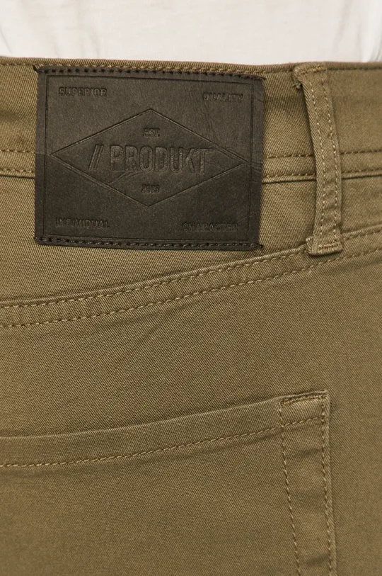 zelená Produkt by Jack & Jones - Rifľové krátke nohavice