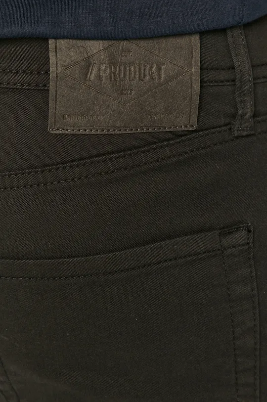 čierna Produkt by Jack & Jones - Rifľové krátke nohavice