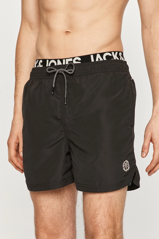 čierna Jack & Jones - Plavkové šortky Pánsky