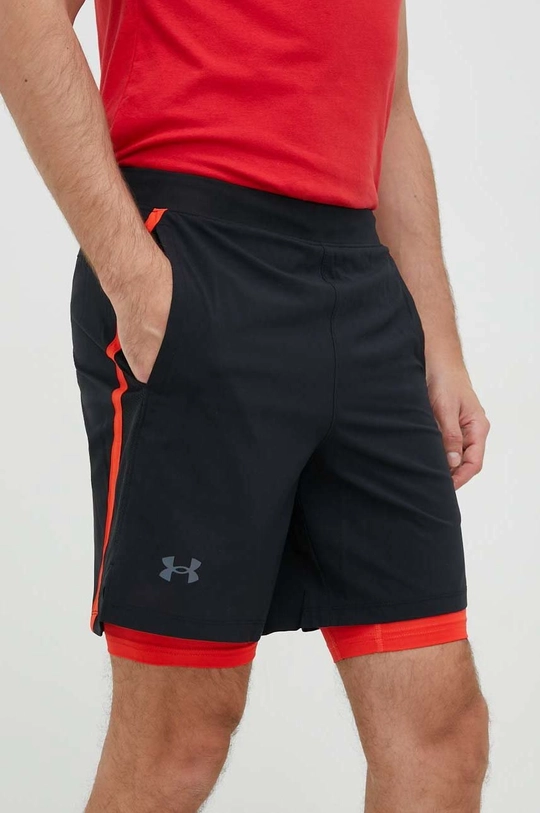 čierna Bežecké šortky Under Armour Launch Pánsky