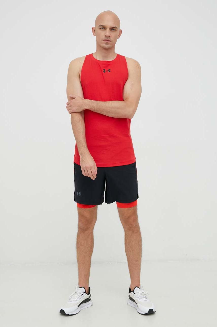 Under Armour szorty do biegania Launch czarny