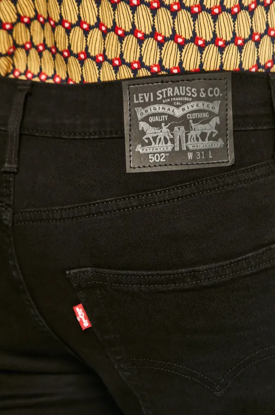 čierna Levi's - Rifľové krátke nohavice