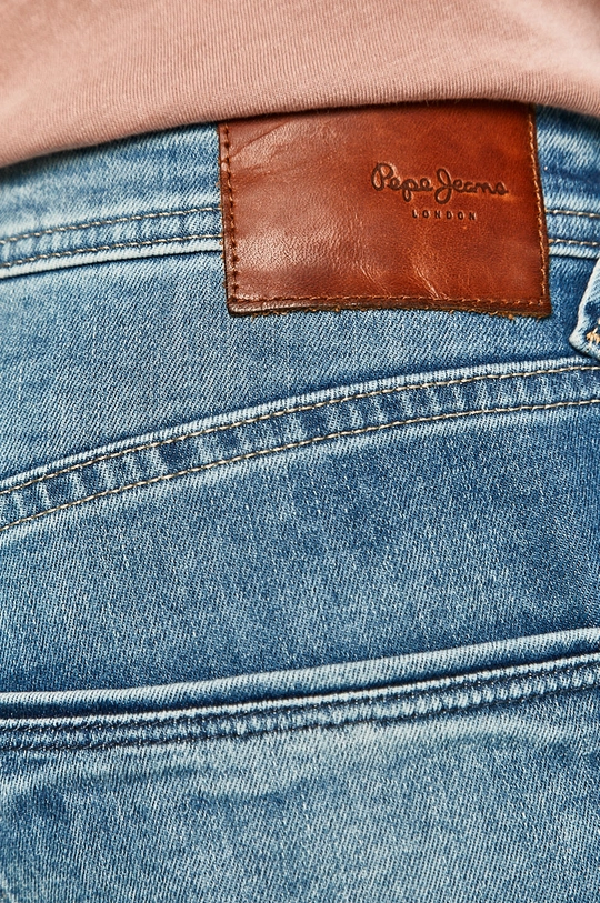 niebieski Pepe Jeans - Szorty jeansowe Stanley