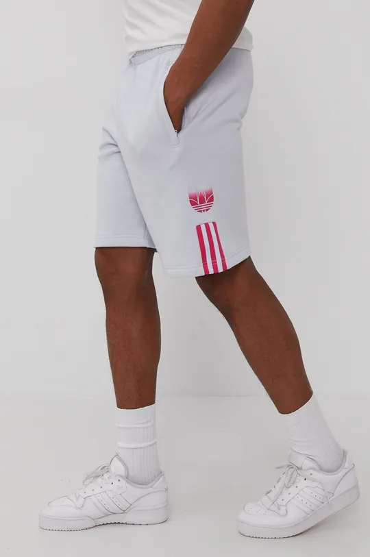 sivá Šortky adidas Originals GN3592 Pánsky