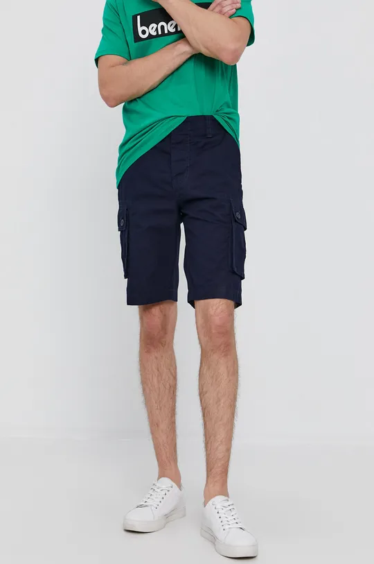 mornarsko plava Kratke hlače United Colors of Benetton Muški