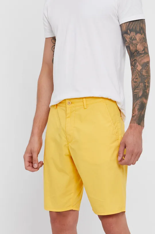 жёлтый Хлопковые шорты Gant Мужской